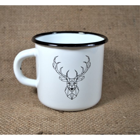 Smaltovaný hrnek - JELEN 