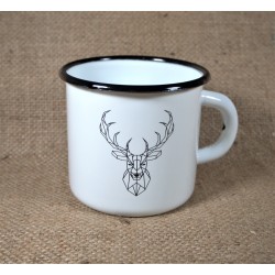 Smaltovaný hrnek - JELEN 