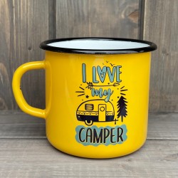Žlutý plecháček - Love my camper