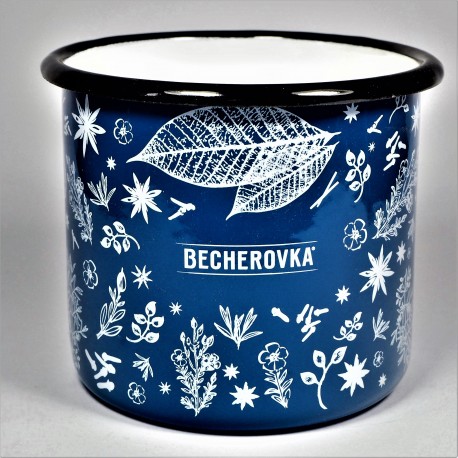 Smaltovaný hrnek reklamní - Becherovka