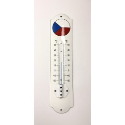 Teploměr s českou vlajkou